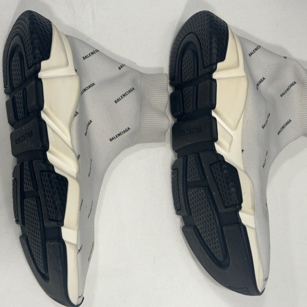 Balenciaga Speed Allover Logo Sneakers EU 38 - Picture 3 of 8
